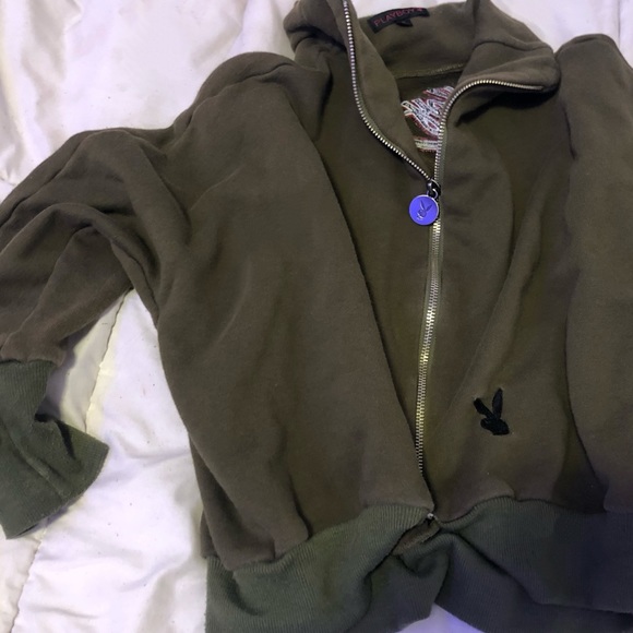 ULTRA RARE ORIGINAL PLAYBOY VARSITY JACKET SWEATER - Picture 7 of 8